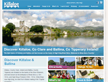 Tablet Screenshot of discoverkillaloe.ie